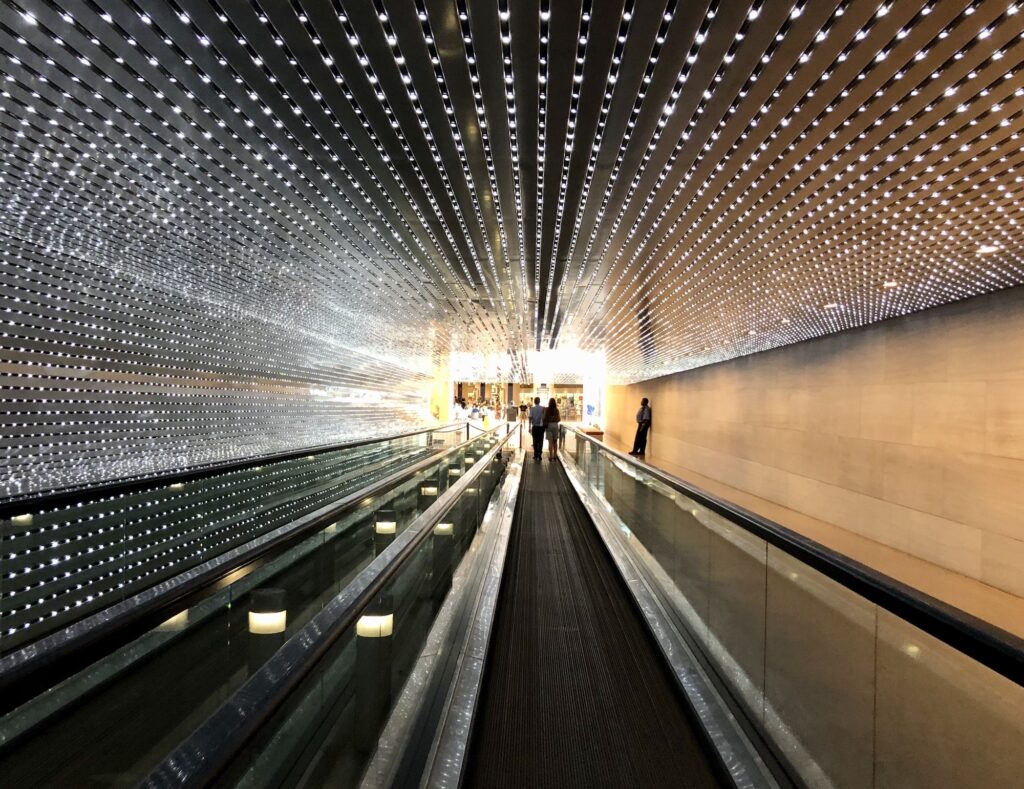 Futuristic Hall of lights